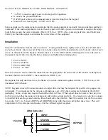 Preview for 18 page of Channel Vision Aria A6600 Manual