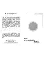 Preview for 1 page of Channel Vision Aria IC504 Instructions