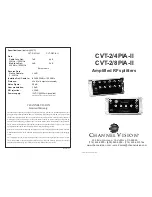 Channel Vision CVT-2/4PIA-II Manual preview