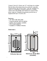 Preview for 2 page of Channel Vision IU-XXXXP8 Instructions Manual