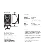 Предварительный просмотр 2 страницы Channel Vision OS525 Instruction Manual