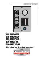 Preview for 1 page of Channel Vision SIK-XXXXA-XX Instruction Manual