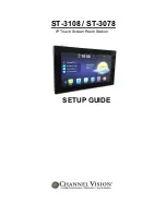 Channel Vision ST-3078 Setup Manual preview