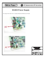 Preview for 2 page of Channel Vision W-4000 White Paper