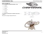 Предварительный просмотр 2 страницы Chaparral 18 H20 Ski & Fish Owner'S/Operator'S Manual