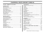 Предварительный просмотр 2 страницы Chaparral 225 SSi2012 Owner'S And Operator'S Manual