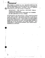 Preview for 3 page of Chaparral Mooney M20E 1971 Owner'S Manual