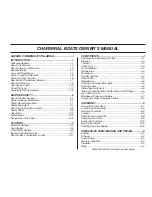 Preview for 5 page of Chaparral SSI 180 Owner'S/Operator'S Manual