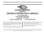 Preview for 3 page of Chaparral SSX-236 Owner'S/Operator'S Manual