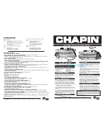 Preview for 4 page of Chapin 97500 Assembly And Operation Instructions Manual