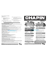 Preview for 5 page of Chapin 97500 Assembly And Operation Instructions Manual