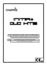 Chappee initia+ DUO 3.25 HTE Instruction Manual For Users And Fitters preview