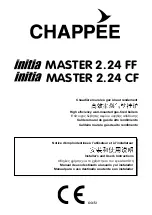 Chappee initia MASTER 2.24 CF Installers And Users Instructions preview
