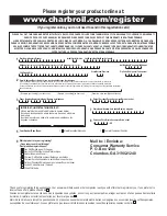 Предварительный просмотр 20 страницы Char-Broil 08101381-16 Product Manual