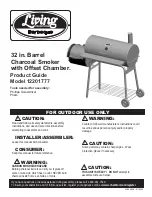 Preview for 1 page of Char-Broil 12201777 Product Manual