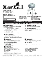 Char-Broil 12301779 Product Manual preview