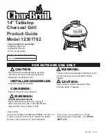 Char-Broil 12301782 Product Manual preview