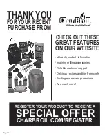 Preview for 16 page of Char-Broil 12401734 Product Manual