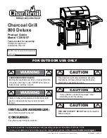 Char-Broil 13301835 Product Manual preview