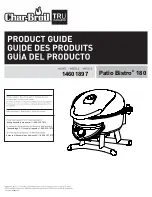 Preview for 1 page of Char-Broil 14601897 Product Manual