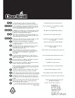 Preview for 40 page of Char-Broil 15402000 Operating Instructions Manual