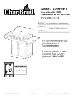 Preview for 1 page of Char-Broil 16167 Manual