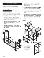 Preview for 6 page of Char-Broil 4632210 Assemble And Care Manual