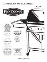 Char-Broil 46322354632236 / 0-P47F2A (01-15-02) 4632236 Use And Care Manual preview