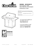 Char-Broil 463224912 Instruction Manual preview