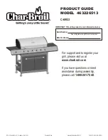 Preview for 1 page of Char-Broil 463226513 Product Manual