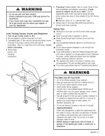 Preview for 11 page of Char-Broil 463231603 Assembly Assembly, Use & Care Manual