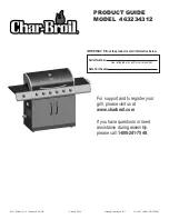 Char-Broil 463234312 Product Manual preview