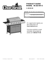 Char-Broil 463234512 Product Manual preview