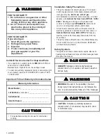 Preview for 2 page of Char-Broil 463234703 Assembly, And Care Manual