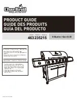 Preview for 1 page of Char-Broil 463235215 Product Manual