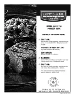 Preview for 1 page of Char-Broil 463241704 Product Manual