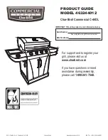 Preview for 1 page of Char-Broil 463244012 Product Manual