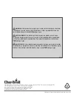 Preview for 48 page of Char-Broil 463246619 Product Manual