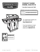 Preview for 1 page of Char-Broil 463247412 Product Manual