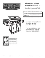 Preview for 1 page of Char-Broil 463247512 Product Manual