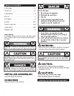 Preview for 2 page of Char-Broil 463250212 Product Manual