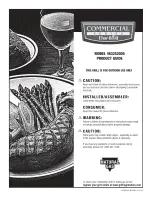 Preview for 1 page of Char-Broil 463252005 Product Manual