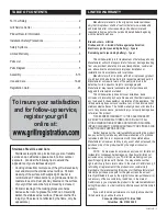 Preview for 3 page of Char-Broil 463252005 Product Manual