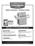 Char-Broil 463268207 Product Manual preview