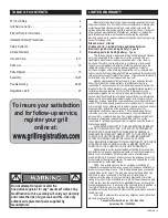 Preview for 3 page of Char-Broil 463268806 Product Manual