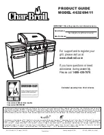 Preview for 1 page of Char-Broil 463269411 Product Manual