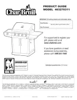 Preview for 1 page of Char-Broil 463270311 Product Manual