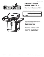 Preview for 1 page of Char-Broil 463270512 Product Manual