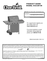 Preview for 1 page of Char-Broil 463320109 Product Manual