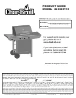 Preview for 1 page of Char-Broil 463320110 Product Manual